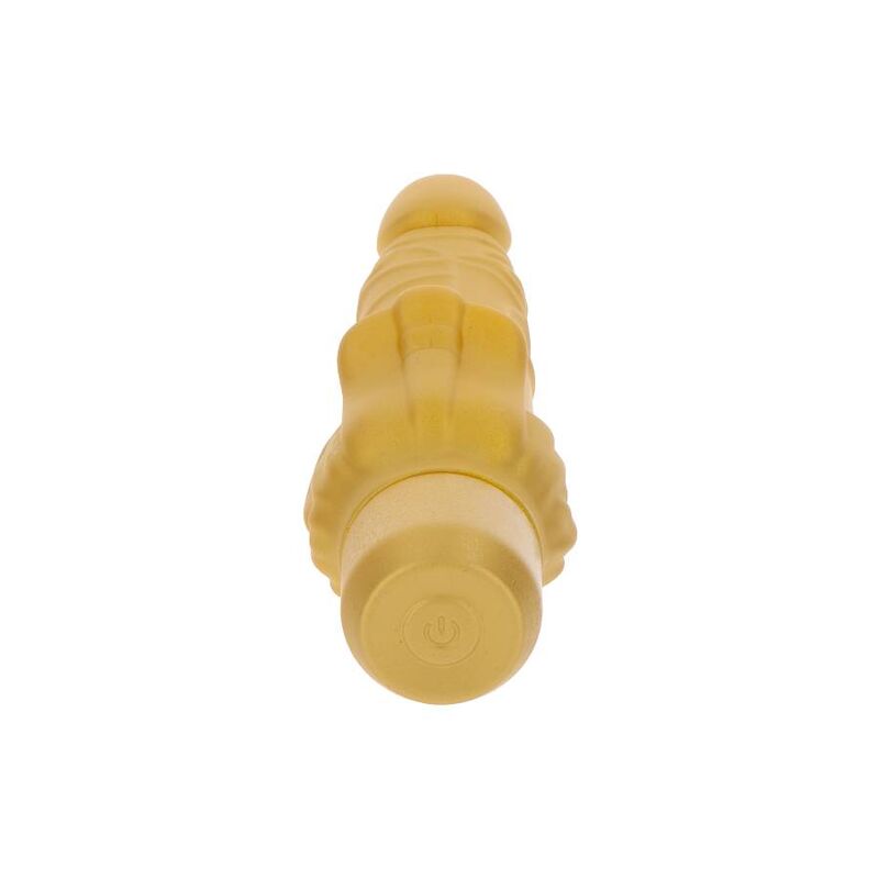 Comprar Get Real Gold Dicker Stim – Vibrador Dorado Con Diseño Curvado Para Placer Intenso-Noxtic