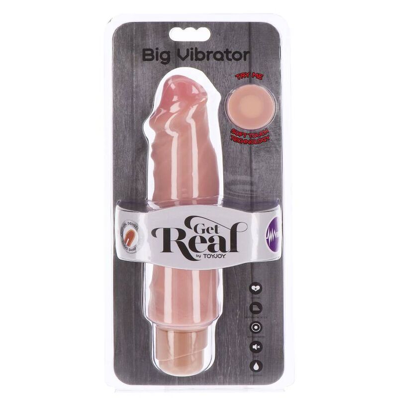 Comprar GET REAL Doble Densidad Vibrador 20 5 Cm – Diseño Realista Con Textura Suave Para Placer Sensitivo-Noxtic
