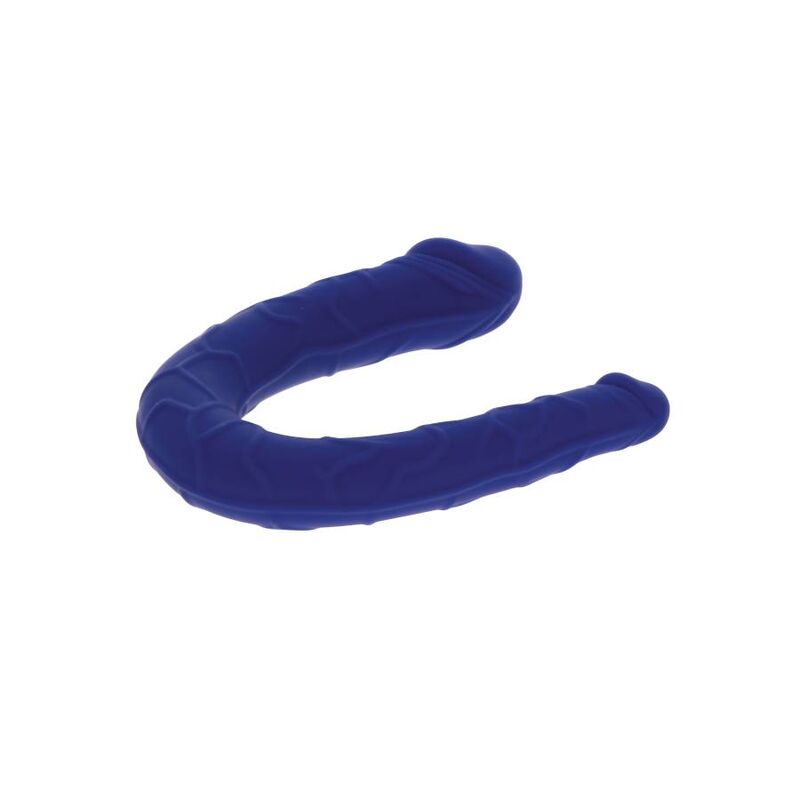 Comprar GET REAL Mini Double Dong Azul – Diseño Realista Para Duplicar La Diversión-Noxtic