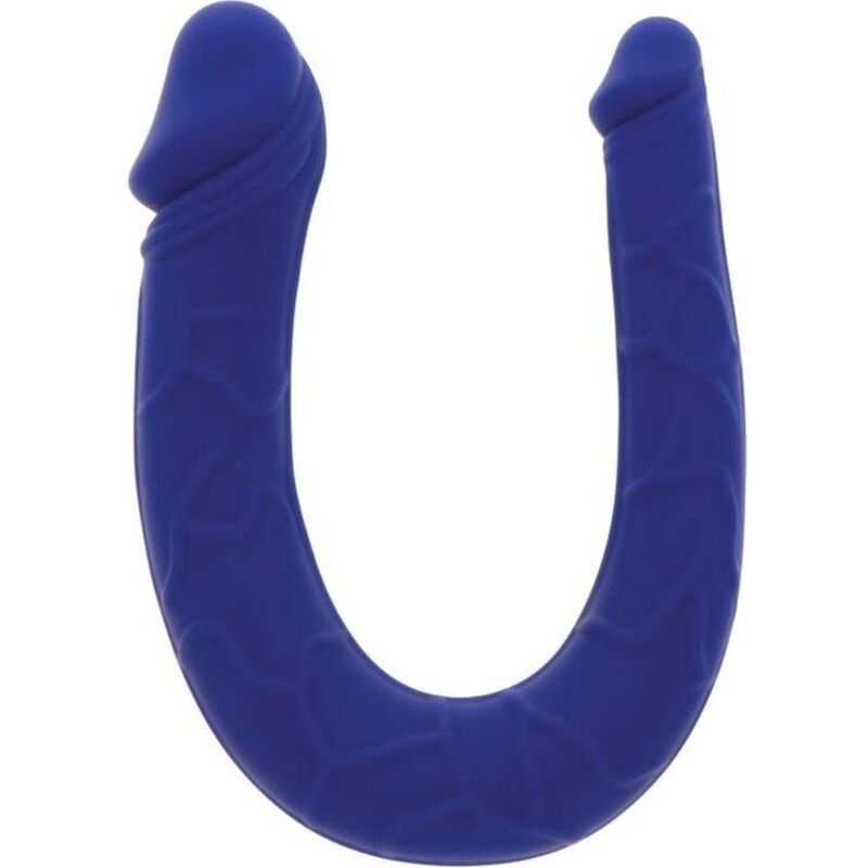 Comprar GET REAL Mini Double Dong Azul – Diseño Realista Para Duplicar La Diversión-Noxtic