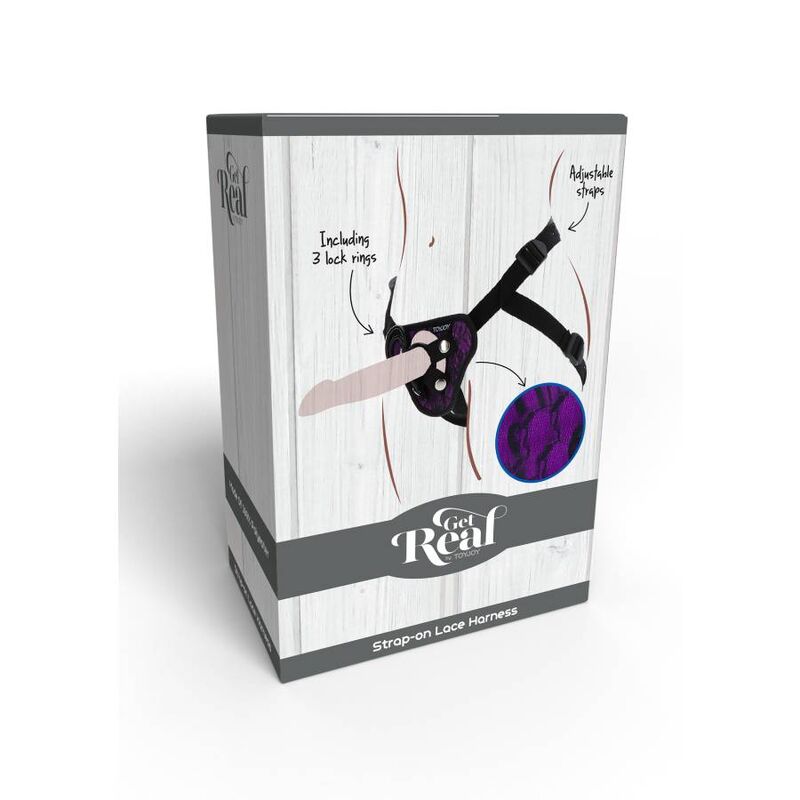 Comprar GET REAL Arnés De Cinta Morado – Ajuste Cómodo Con Cojín Delantero Acolchado-Noxtic