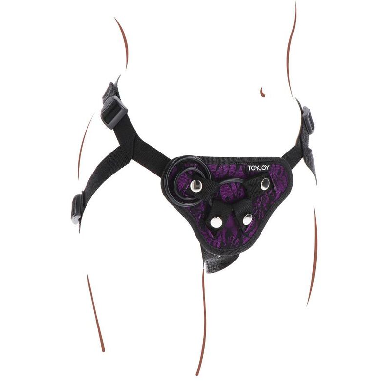 Comprar GET REAL Arnés De Cinta Morado – Ajuste Cómodo Con Cojín Delantero Acolchado-Noxtic