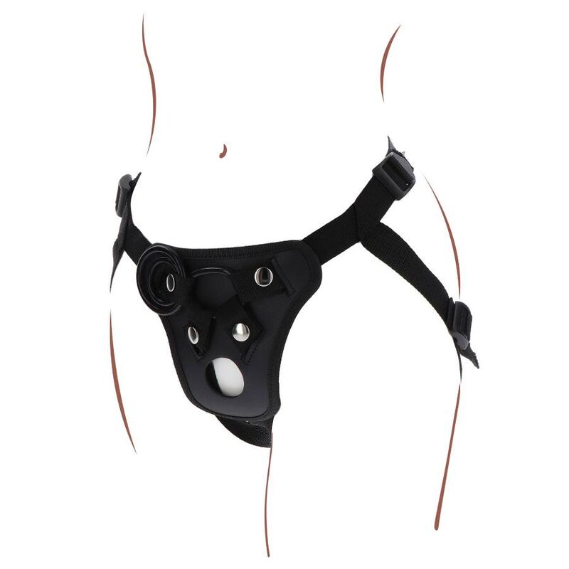Comprar GET REAL Arnés De Placer Negro – Ajuste Cómodo Con Cojín Delantero Acolchado-Noxtic