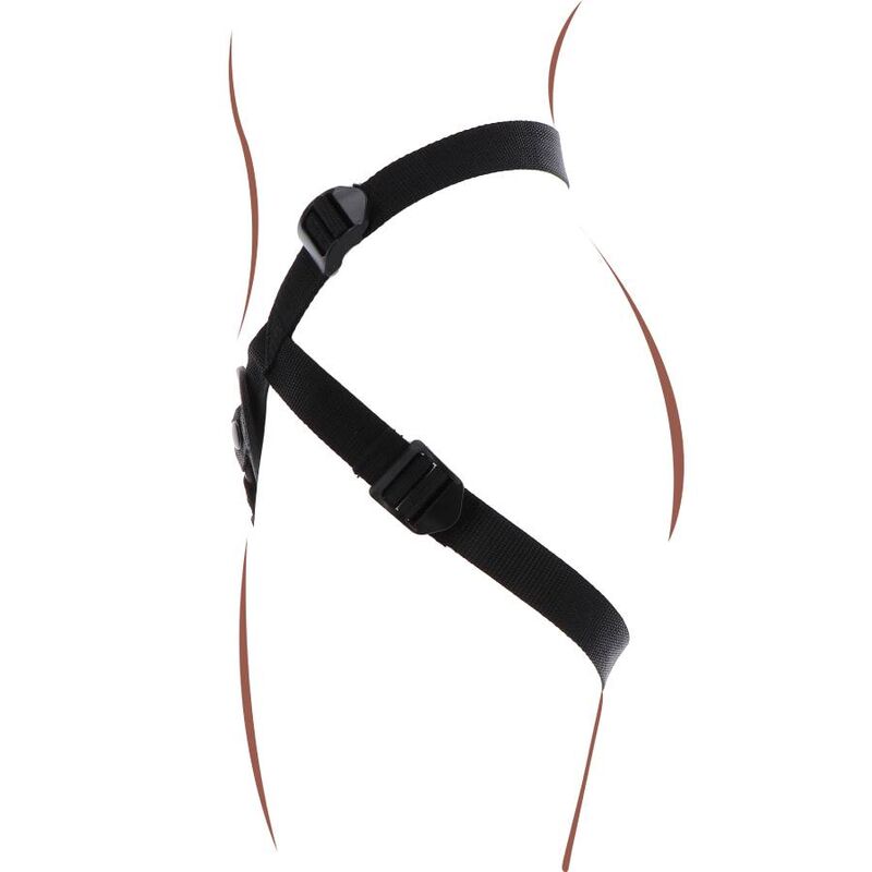 Comprar GET REAL Arnés De Placer Negro – Ajuste Cómodo Con Cojín Delantero Acolchado-Noxtic