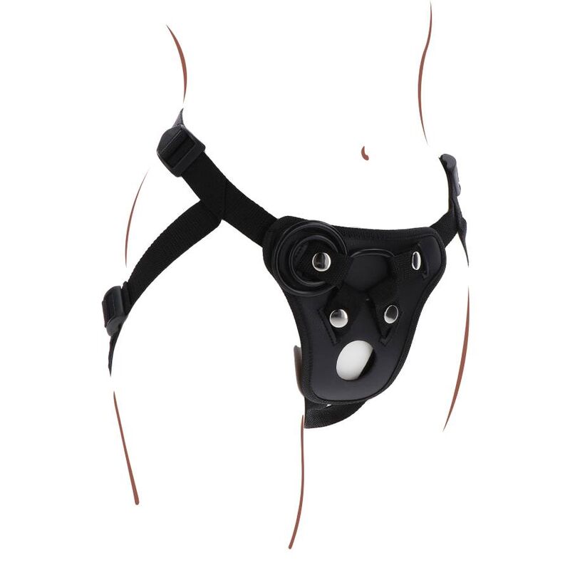 Comprar GET REAL Arnés De Placer Negro – Ajuste Cómodo Con Cojín Delantero Acolchado-Noxtic