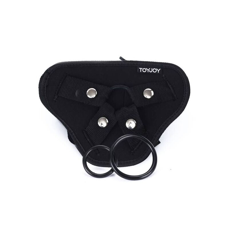 Comprar Get Real Arnés Deluxe Negro – Ajuste Cómodo Con Cojín Delantero Acolchado-Noxtic