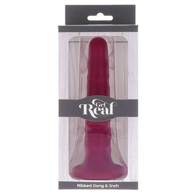 Comprar Get Real Dong 12 Cm Rojo – Diseño Con Ventosa Para Uso Con Manos Libres-Noxtic