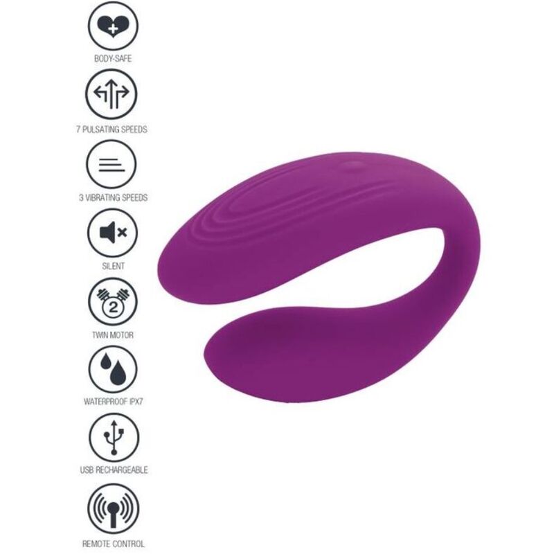 Comprar XOCOON Bound Love Vibrador Para Parejas Morado – Diseño Ergonómico Para Comodidad En Momentos Íntimos-Noxtic