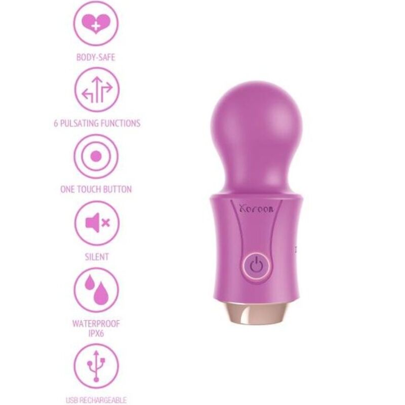 Comprar XOCOON Varita Viajera Fucsia – Masajeador Recargable Con Vibraciones Profundas Y Comodidad Óptima-Noxtic
