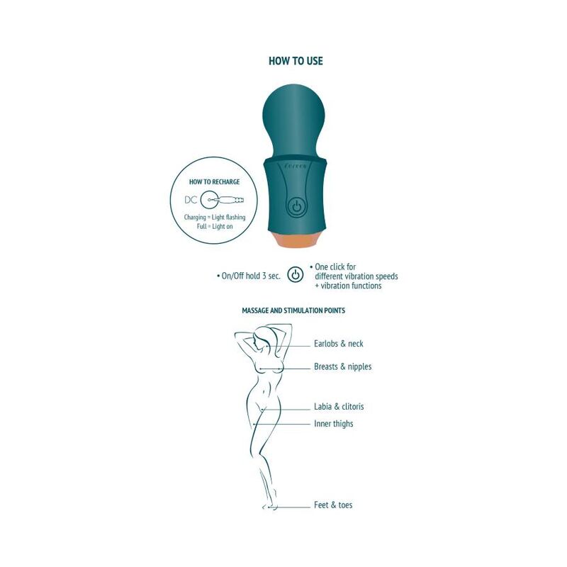 Comprar XOCOON The Traveller Wand Verde – Masajeador Recargable Con Vibraciones Profundas y Comodidad Superior-Noxtic