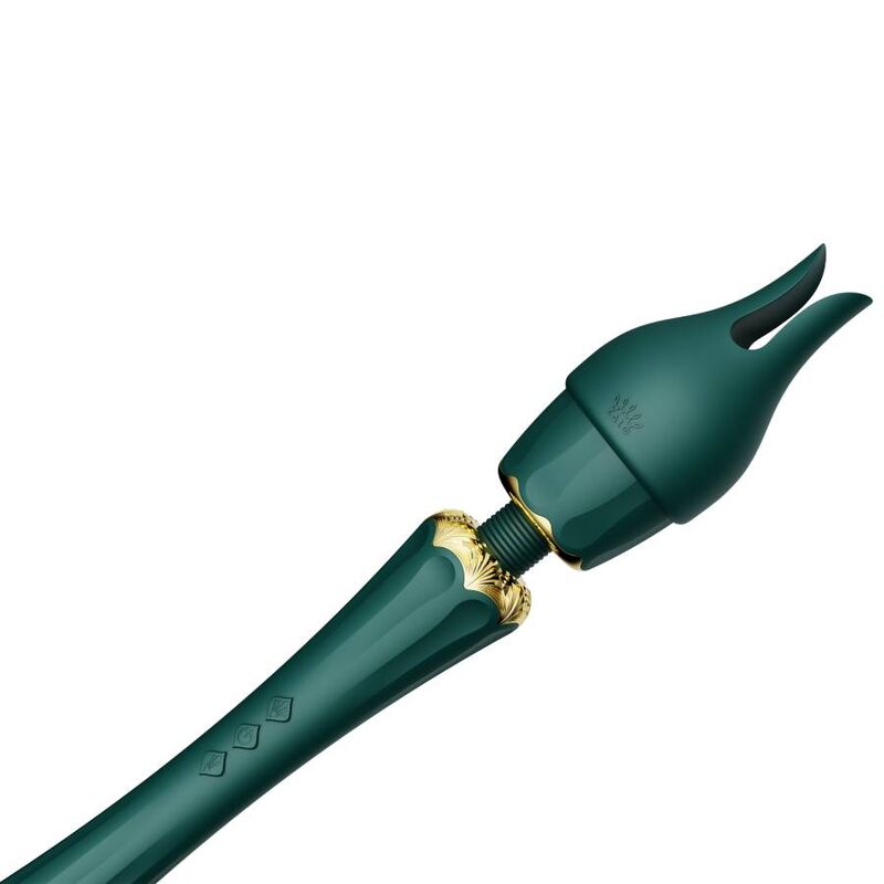 Comprar ZALO Kyro Wand Verde – Masajeador Elegante Con Diseño Inspirado En Faraones-Noxtic