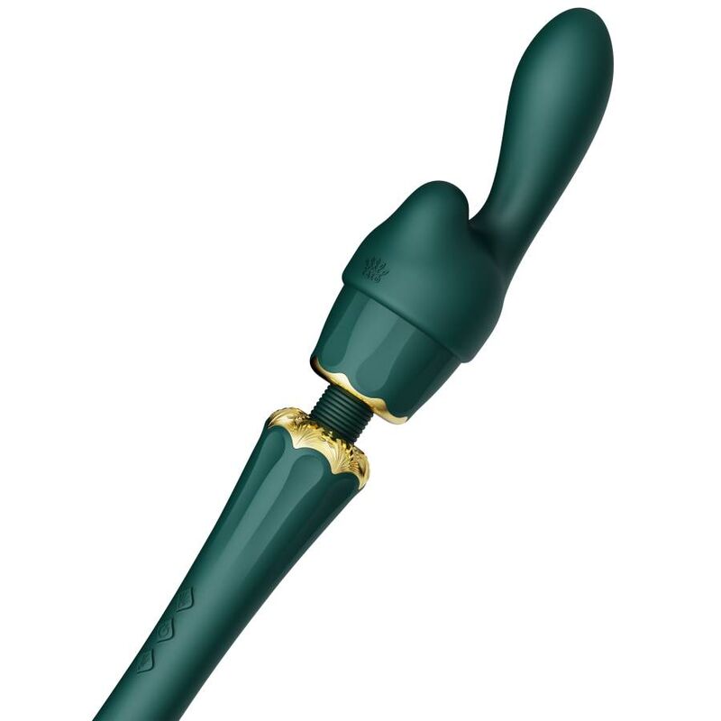 Comprar ZALO Kyro Wand Verde – Masajeador Elegante Con Diseño Inspirado En Faraones-Noxtic