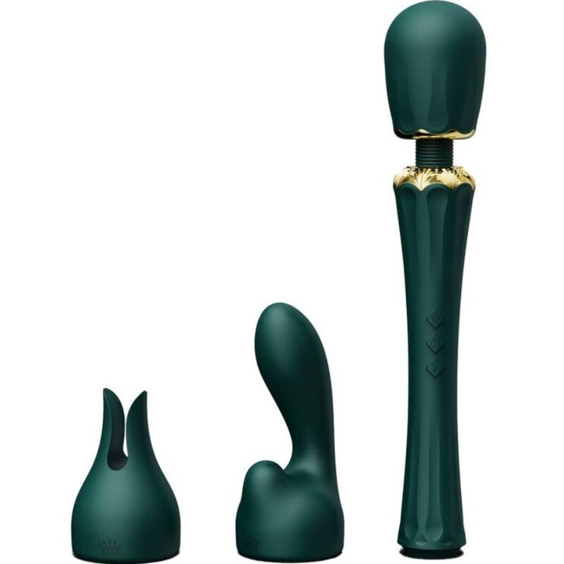 Comprar ZALO Kyro Wand Verde – Masajeador Elegante Con Diseño Inspirado En Faraones-Noxtic
