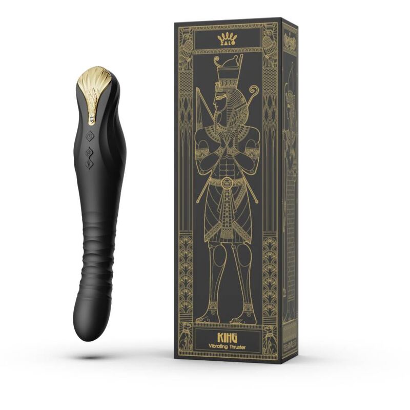Comprar ZALO King Thruster Negro – Vibrador Recargable Con Diseño Innovador Para Placer Personal-Noxtic