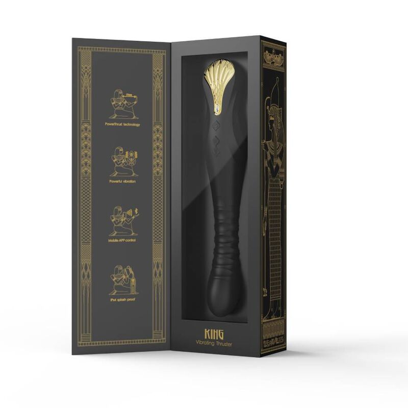 Comprar ZALO King Thruster Negro – Vibrador Recargable Con Diseño Innovador Para Placer Personal-Noxtic