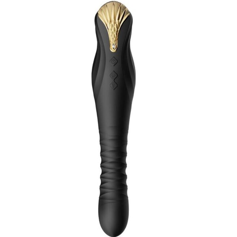 Comprar ZALO King Thruster Negro – Vibrador Recargable Con Diseño Innovador Para Placer Personal-Noxtic