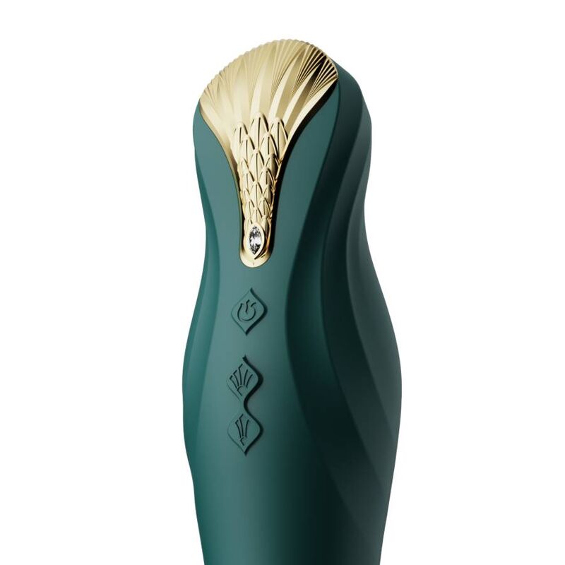 Comprar ZALO King Thruster Verde – Vibrador Recargable Con Tecnología PowerThrust Para Estimulación Única-Noxtic