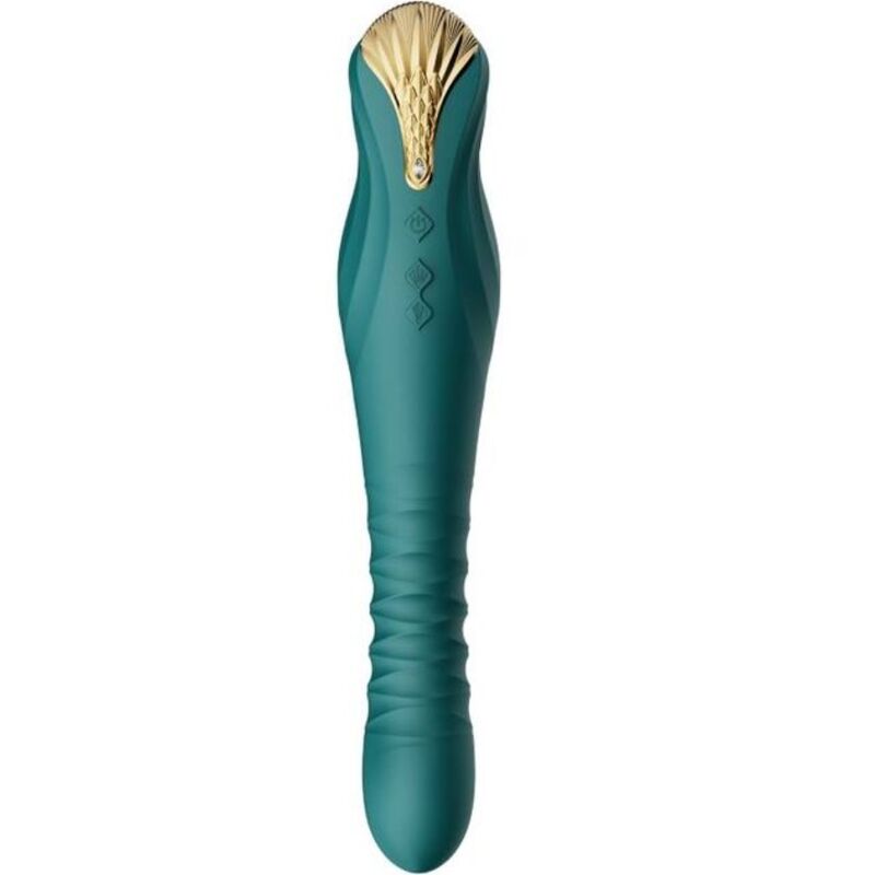 Comprar ZALO King Thruster Verde – Vibrador Recargable Con Tecnología PowerThrust Para Estimulación Única-Noxtic