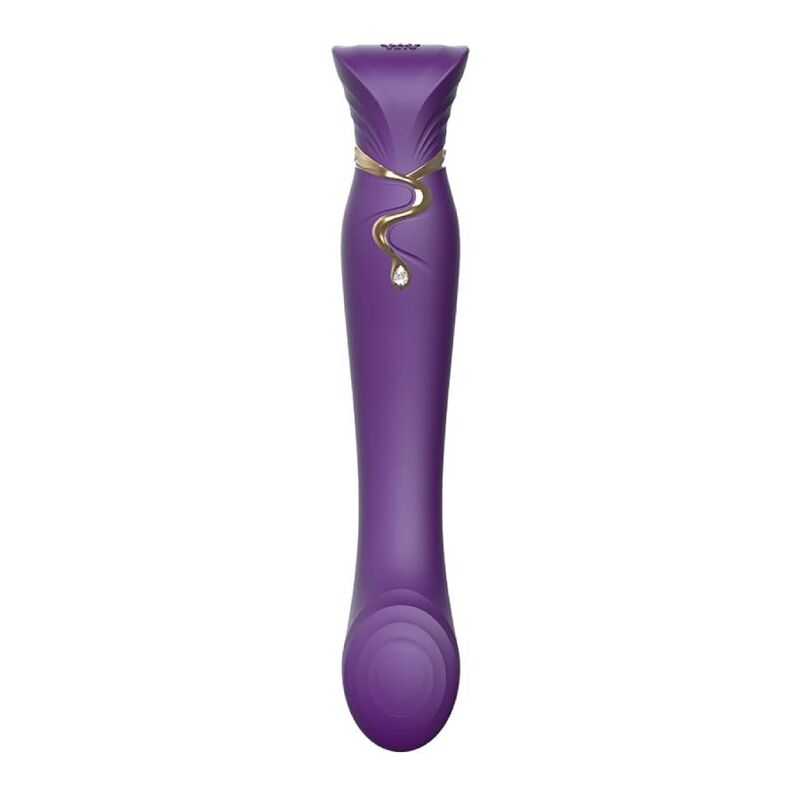 Comprar ZALO Queen G-spot PulseWave Vibe Morado – Vibrador de Lujo Con Diseño Elegante y Adornos de Swarovski-Noxtic