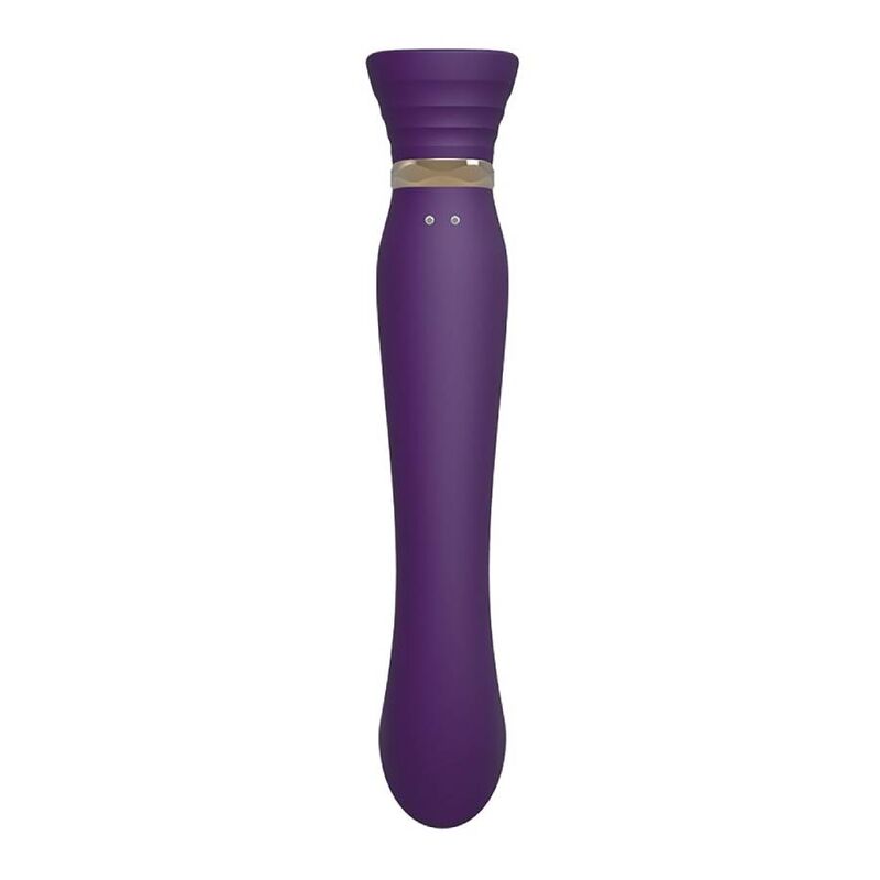 Comprar ZALO Queen G-spot PulseWave Vibe Morado – Vibrador de Lujo Con Diseño Elegante y Adornos de Swarovski-Noxtic