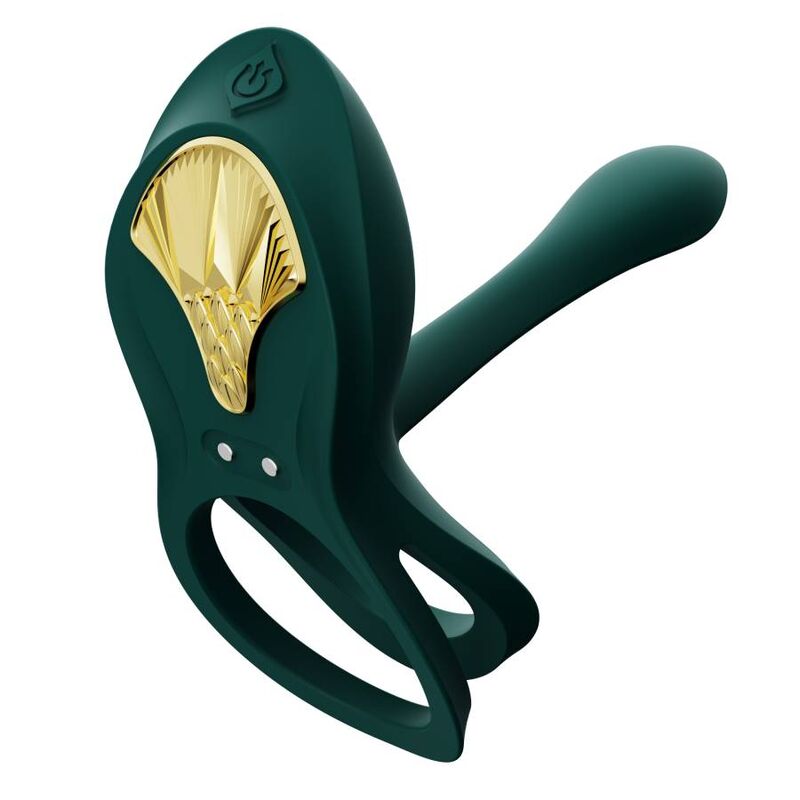 Comprar ZALO Bayek Anillo Vibrador Control Remoto Verde – Diseño Elegante Para Placer Compartido-Noxtic