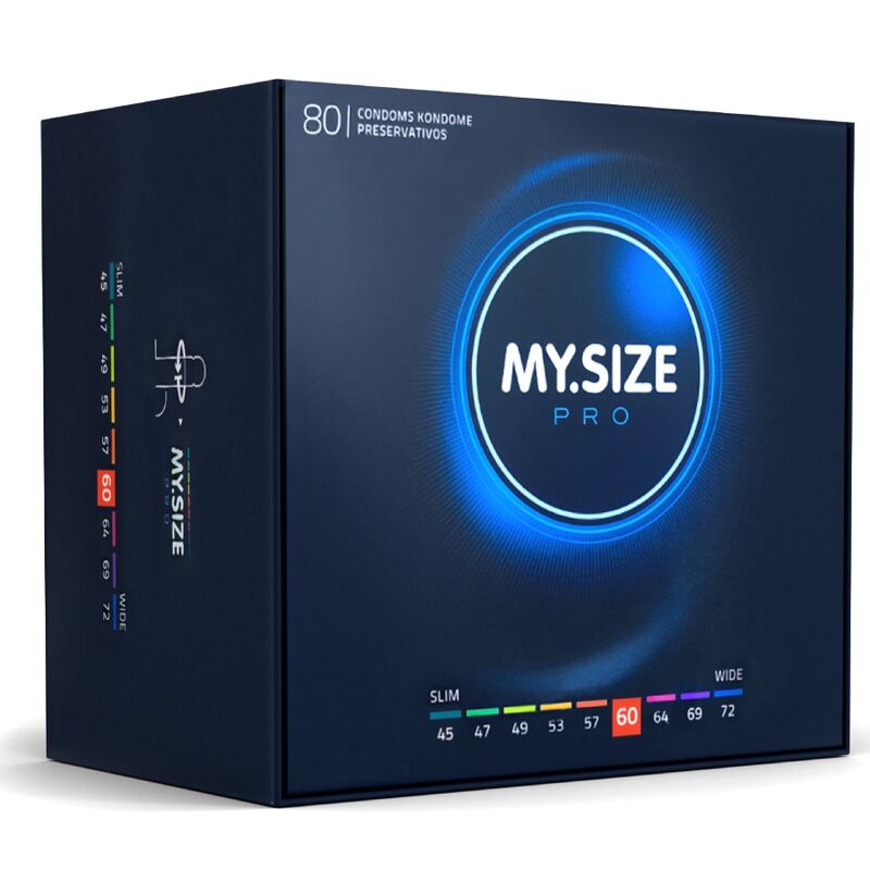 Comprar MY SIZE Pro Preservativos 60 Mm 80 Unidades – Comodidad Perfecta Para Una Experiencia Segura-PRESERVATIVOS-Noxtic