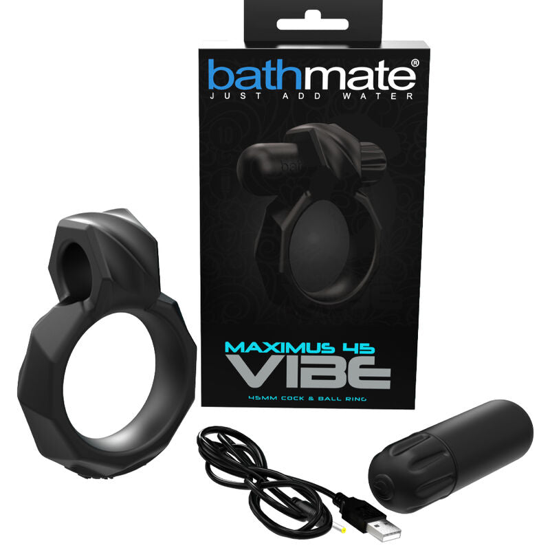 Comprar BATHMATE Vibe Ring Maximus 45 – Estimulador Con Diseño Ergonómico Para Mayor Placer Compartido-Noxtic