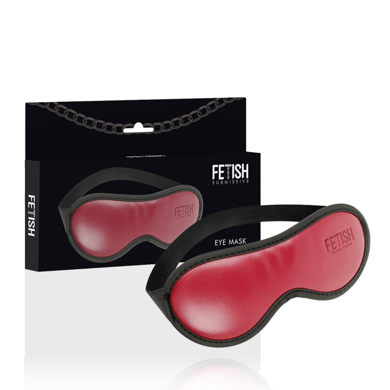 Fetish Submissive Dark Room Antifaz Cuero Vegano – Estilo Elegante Con Forro De Neopreno Para Juegos De Misterio