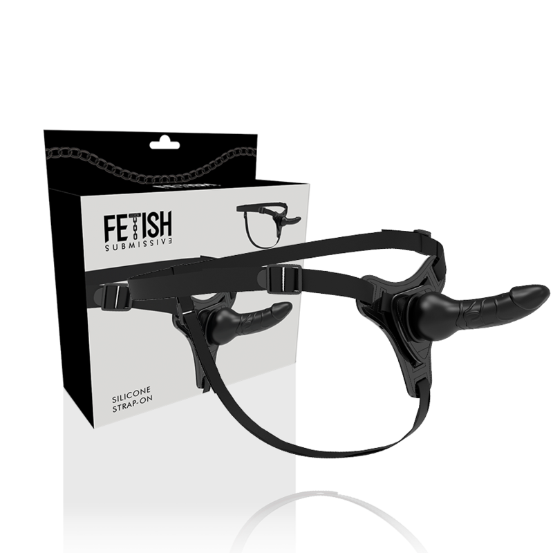 Comprar FETISH Arnés Ajustable De Silicona Negra – Diseño Suave Para Comodidad En Juegos De Principiantes-Noxtic