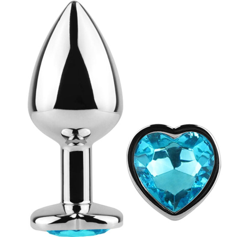 Comprar SECRETPLAY Butt Plug Corazón Azul Talla S – Diseño Elegante Para Nuevas Experiencias De Placer-Noxtic