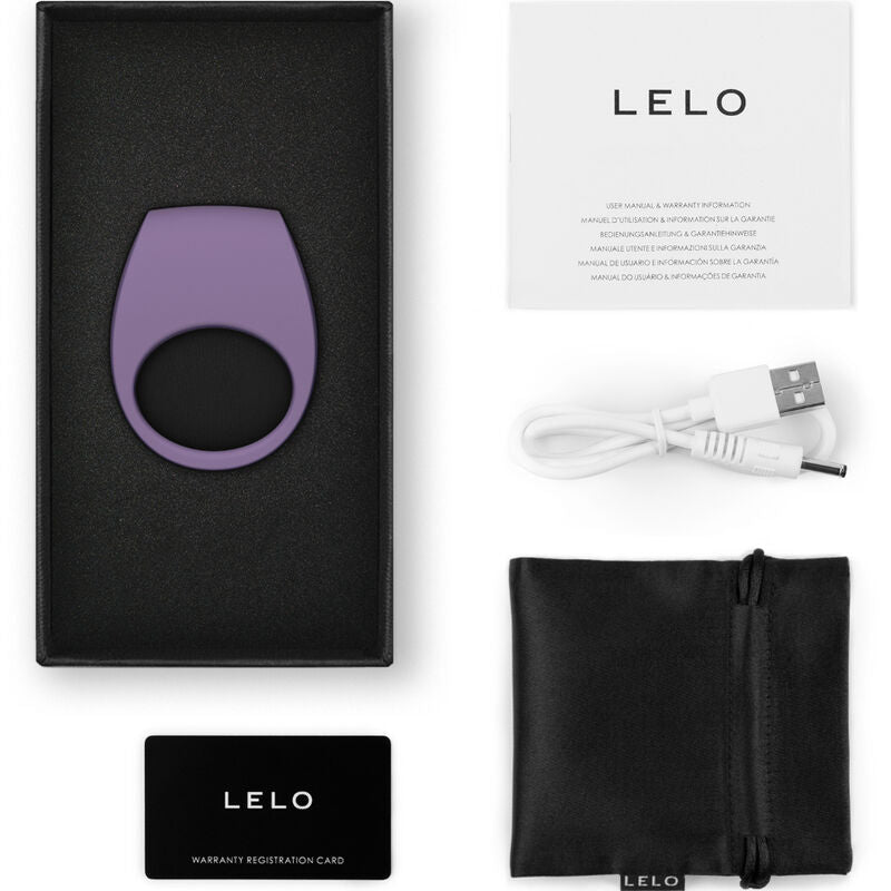Comprar LELO Tor 3 Anillo Vibrador Negro – Estimulador Ideal Para Parejas Con Diseño Elegante-Noxtic