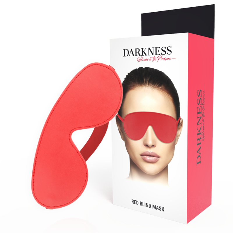 Comprar DARKNESS Máscara Antifaz Rojo – Diseño Ajustable Para Sueño Confortable-Noxtic