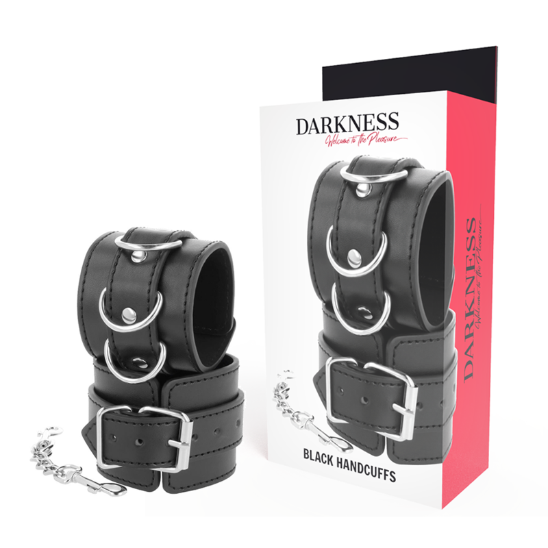 Comprar DARKNESS Esposas Manos Negros – Diseño Ajustable Para Experiencias Elegantes-Noxtic
