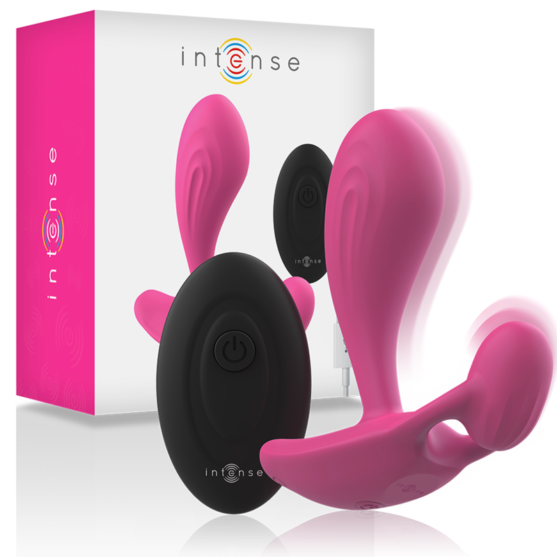 Comprar INTENSE Shelly Duo Rosa – Estimulador Remoto Versátil Con Vibraciones Potentes-Noxtic