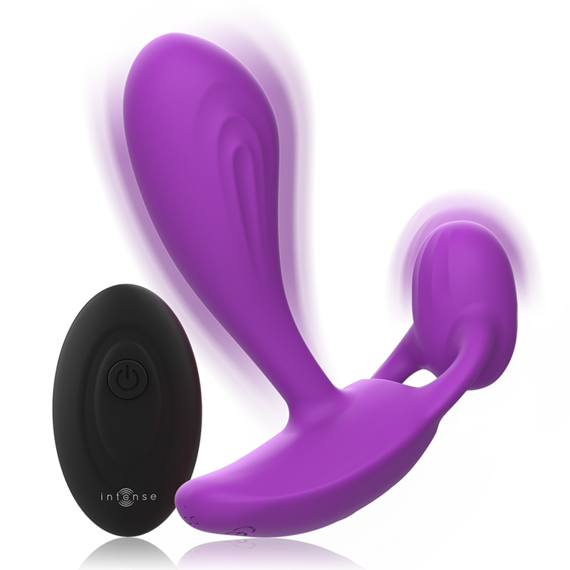 Comprar Intense Shelly Duo Morado – Vibrador Recargable Con Doble Estimulación Para Placer Diversificado-Noxtic