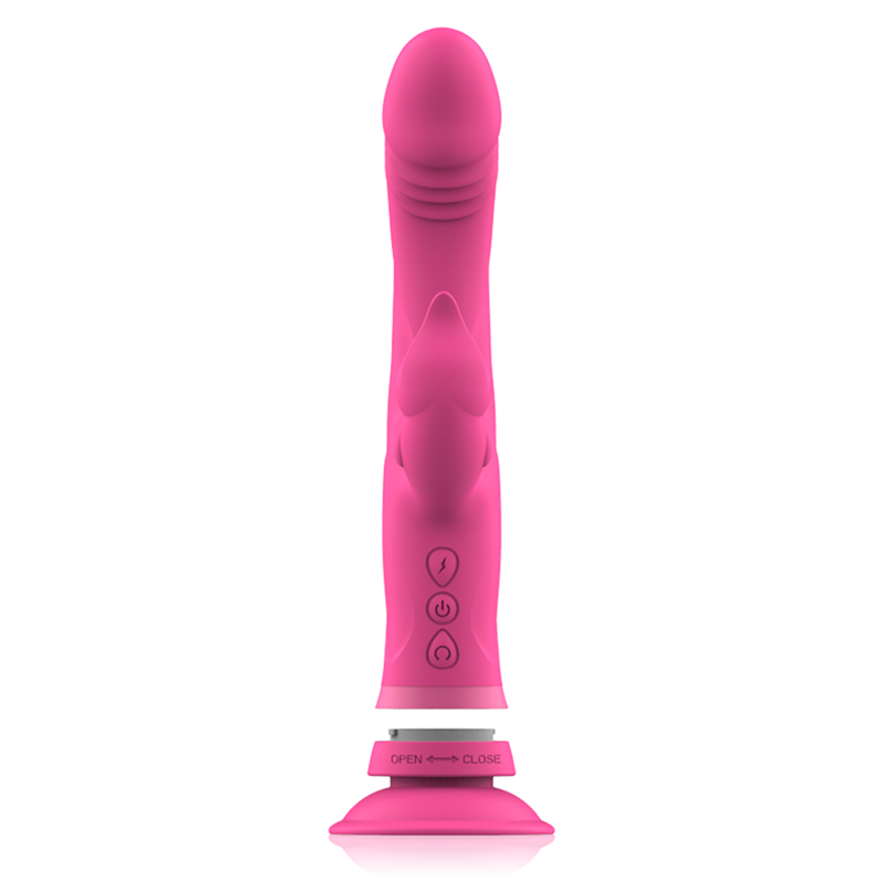 Comprar INTENSE Julio Vibrador Rabbit Rosa – Vibrador Recargable De Silicona Médica Con Diseño Elegante-Noxtic