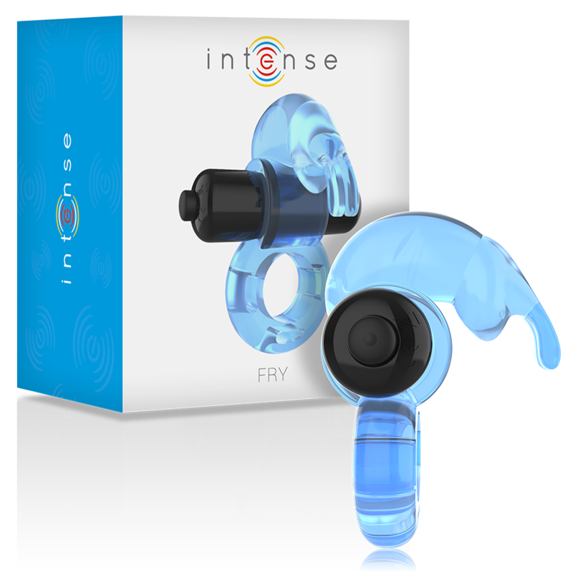 Comprar INTENSE Anillo Vibrador Azul – Diseño Flexible Para Placer Prolongado-Noxtic