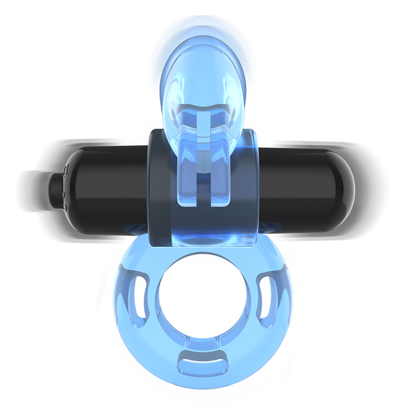 Comprar INTENSE Anillo Vibrador Azul – Diseño Flexible Para Placer Prolongado-Noxtic