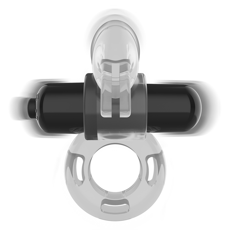 Comprar INTENSE Anillo Vibrador Transparente – Diseño Flexible Para Placer Prolongado-Noxtic