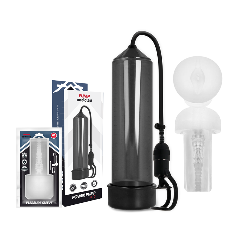 Comprar Pump Addicted Bomba Erección RX5 Black – Dispositivo De Mejora Para Rendimiento Sexual-Noxtic