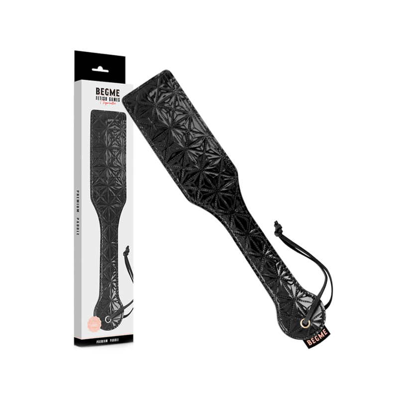 Comprar BEGME Black Edition Pala Cuero Vegano – Accesorio Con Diseño Elegante Para Juegos Fetichistas-Noxtic