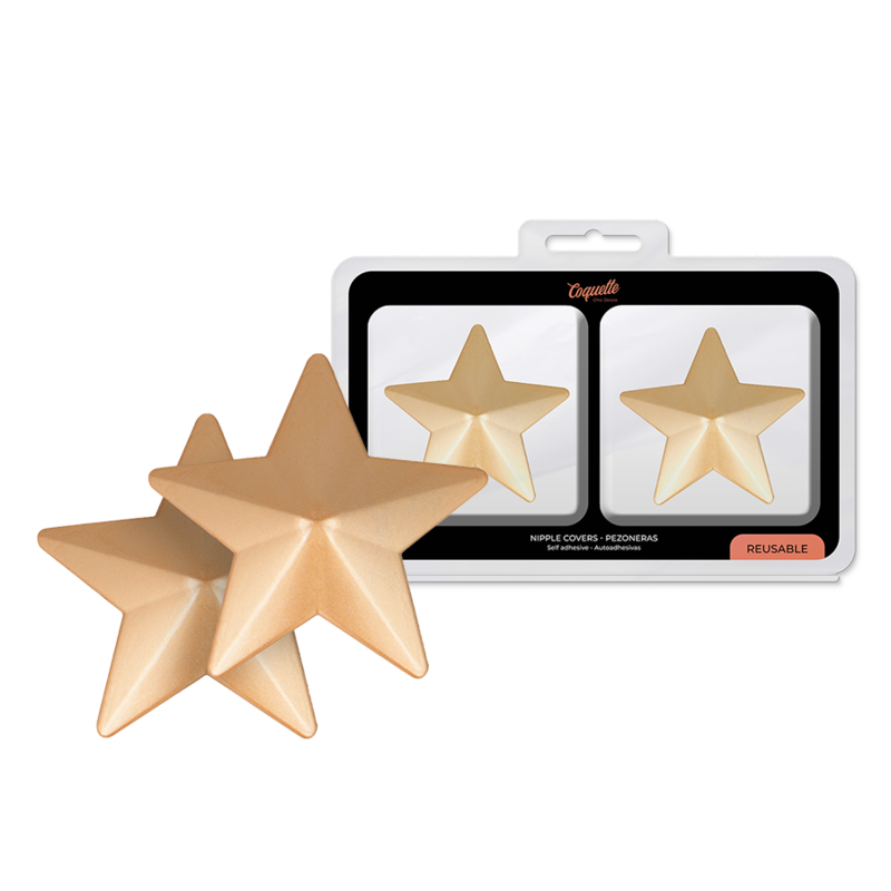 Comprar COQUETTE Cubre Pezones Metal Estrellas – Accesorio Elegante Para Momentos Especiales-Noxtic