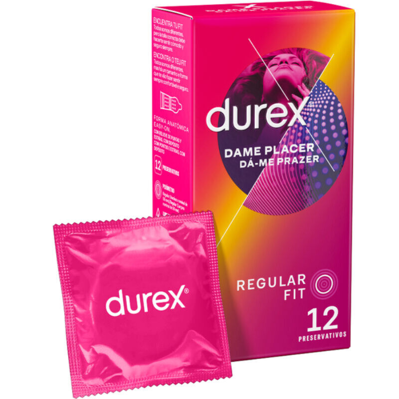 Comprar Durex Dame Placer 12 Unidades – Preservativos Con Estimulación Sensorial Para Mayor Placer-PRESERVATIVOS-Noxtic