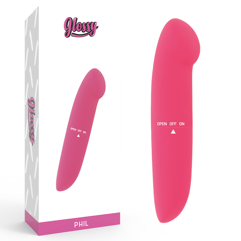 Comprar GLOSSY Phil Vibrador Rosa – Diseño Elegante Y Discreto Para Bienestar Personal-Noxtic