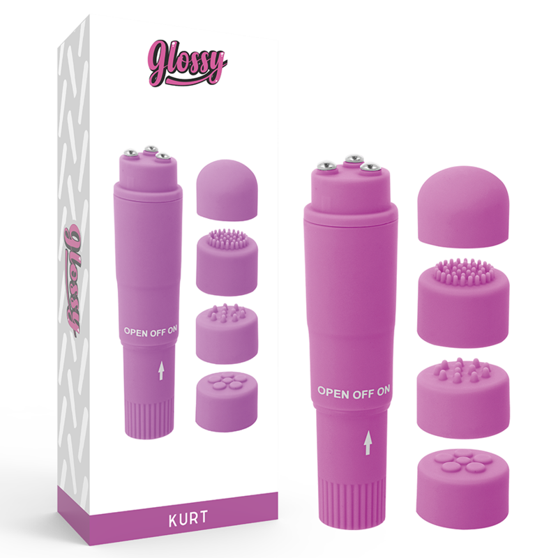 Comprar GLOSSY Pocket Kurt Lila – Masajeador Compacto Con Diseño Elegante y Funcional-Noxtic