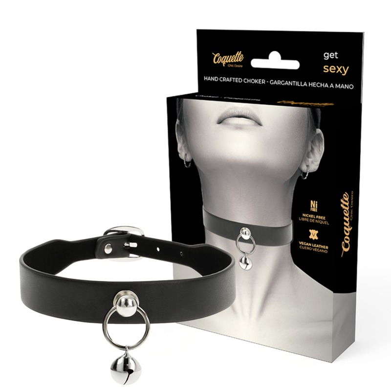 Comprar COQUETTE Chic Desire – Collar De Cuero Vegano Con Diseño Elegante Y Sofisticado-Noxtic