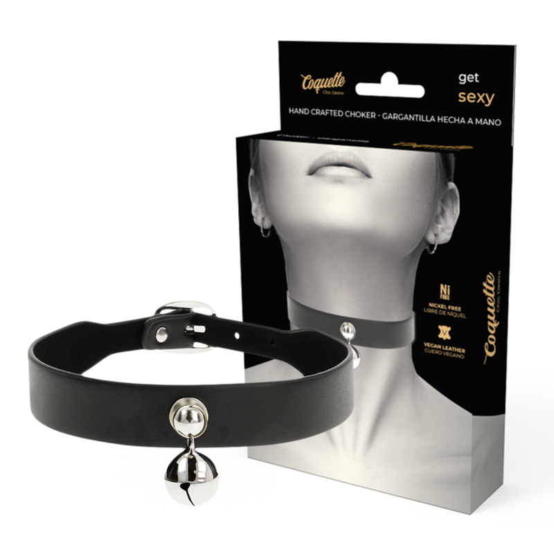 Comprar Coquette Chic Desire Collar Cuero Vegano – Accesorio Elegante Para Toque Sofisticado-Noxtic