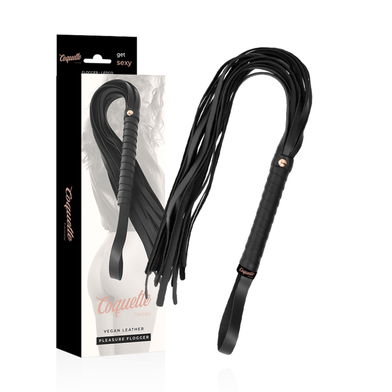 Comprar COQUETTE CHIC DESIRE Fantasy Látigo Cuero Vegano – Diseño Elegante Para Exploración Sensual-Noxtic