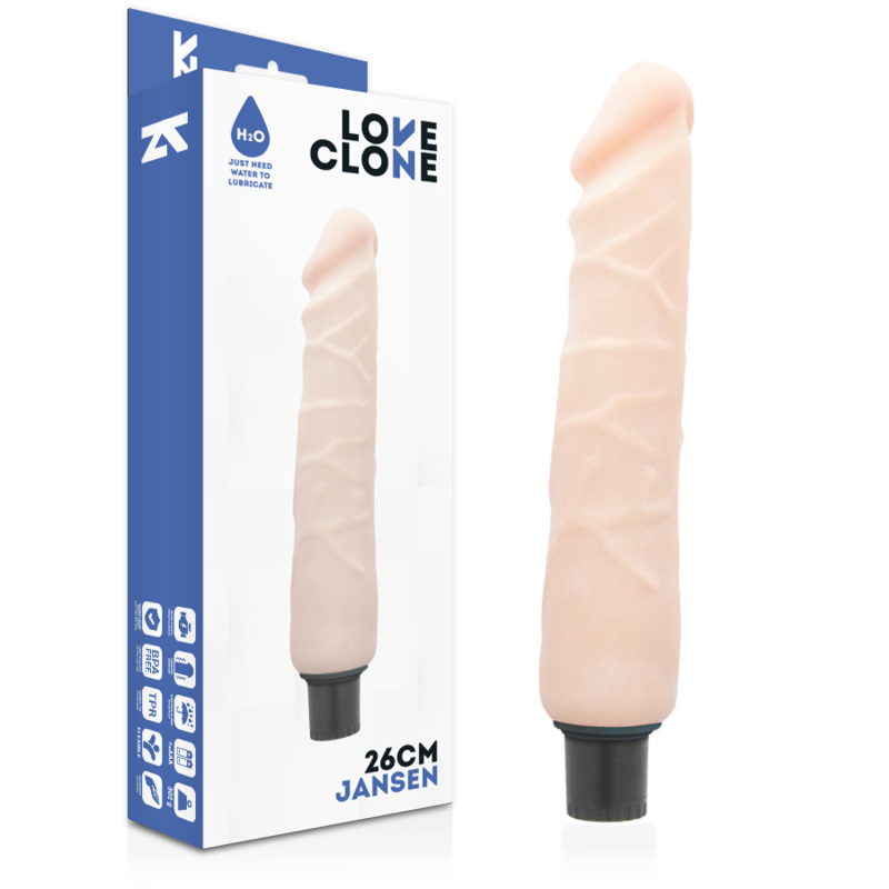 Comprar LOVECLONE Vibrador Realista 26 CM – Tecnología De Lubricación Automática Para Mayor Comodidad-Noxtic