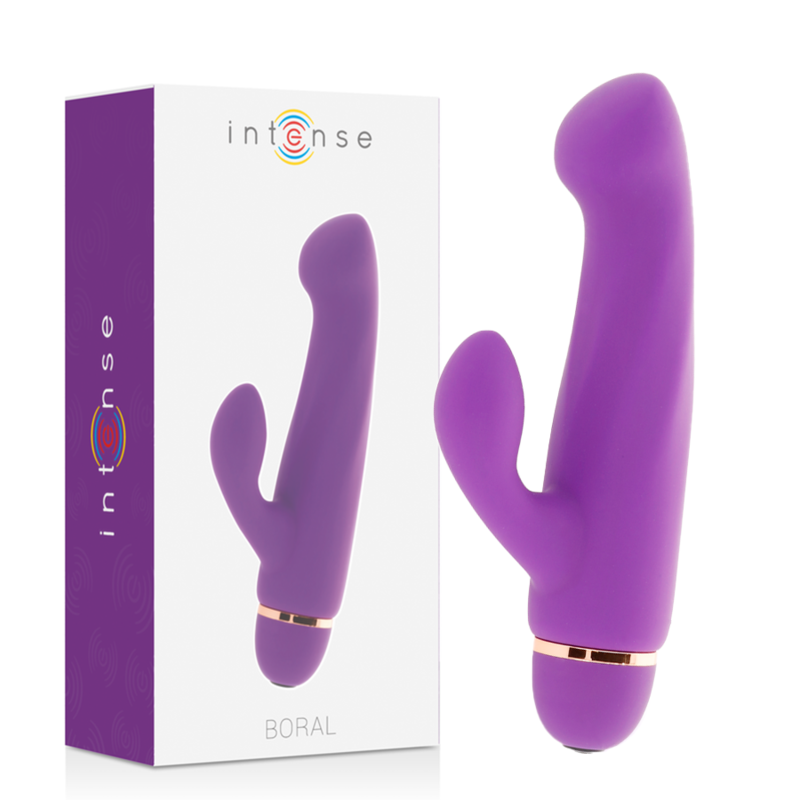 Comprar INTENSE Borat 20 Velocidades Lila – Vibrador Silicona Con Diseño Elegante Para Placer Personal-Noxtic